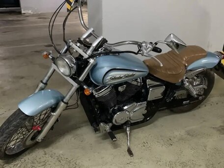 2001 Honda Shadow 400, голубой, 330000 рублей, вид 4