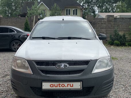 2014 LADA (ВАЗ) Largus, серебристый, 625000 рублей, вид 1