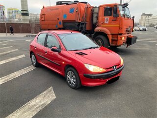 2006 Peugeot 206, красный, 310000 рублей, вид 1