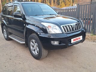 2004 Toyota Land Cruiser Prado 5-speed 120 Series, чёрный, 1550000 рублей, вид 2