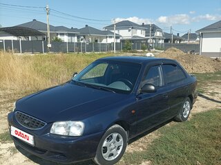 2008 Hyundai Accent ТагАЗ II, синий, 500000 рублей, вид 1