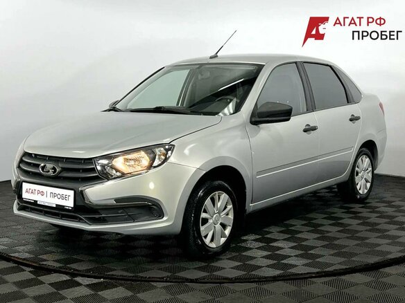 2021 Lada (ВАЗ) Granta I Рестайлинг, серый, 580000 рублей - вид 1