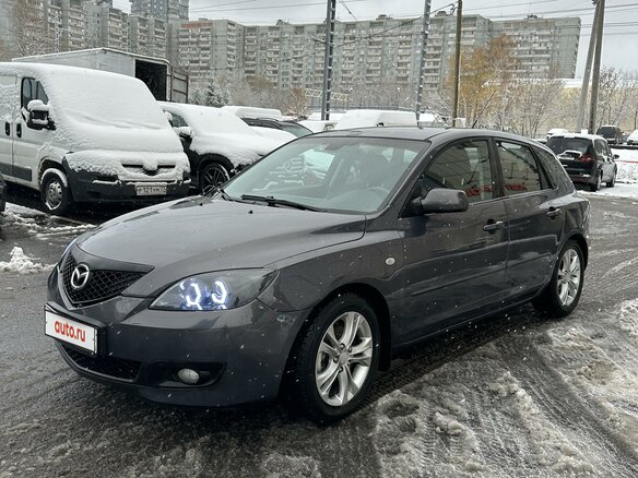 2008 Mazda 3 I (BK) Рестайлинг, серый, 850000 рублей - вид 1