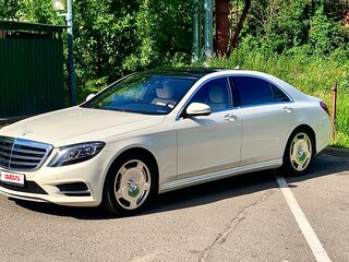2014 Mercedes-Benz S-Класс 500 Long VI (W222, C217), белый, 2500000 рублей, вид 1