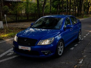 2011 Skoda Octavia RS II Рестайлинг, синий, 1200000 рублей, вид 3