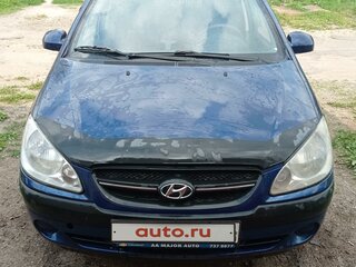 2008 Hyundai Getz I Рестайлинг, синий, 380000 рублей, вид 3