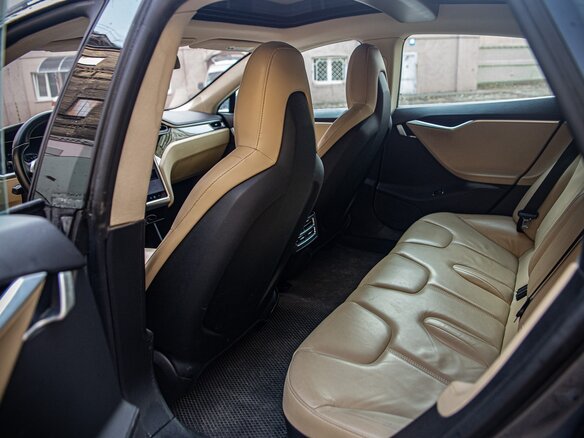 2013 Tesla Model S S85 I, серый, 1688482 рублей - вид 8