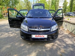 2014 Lada (ВАЗ) Granta I, чёрный, 420000 рублей, вид 1
