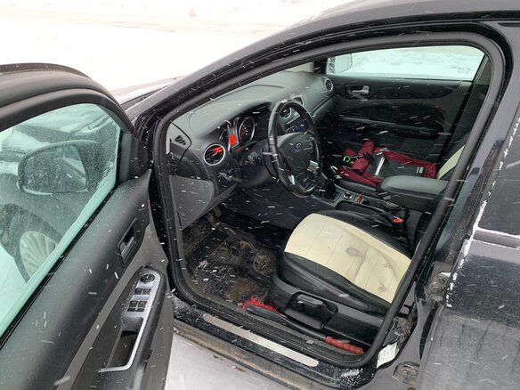2008 Ford Focus II Рестайлинг, чёрный - вид 5