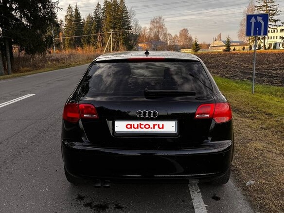2005 Audi A3 II (8P) Рестайлинг 1, чёрный, 746421 рублей - вид 6