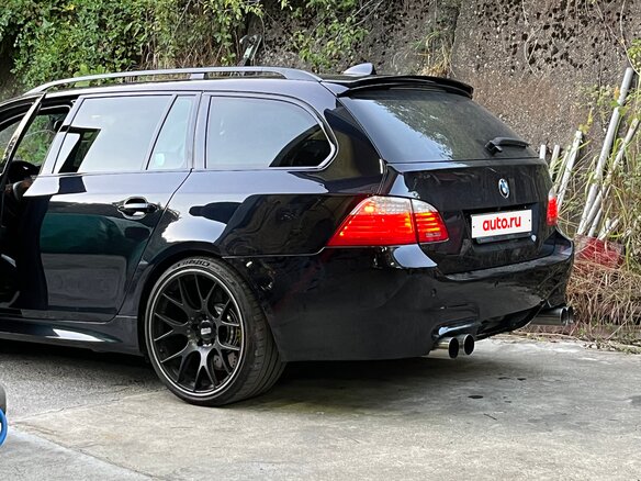 2008 BMW 5 серии 525d V (E60/E61) Рестайлинг, синий, 2700000 рублей - вид 7
