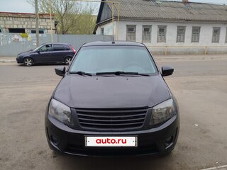 2015 Lada (ВАЗ) Granta I, чёрный, 599000 рублей, вид 3