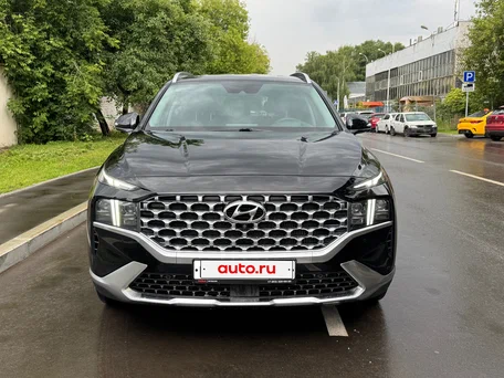 2021 Hyundai Santa Fe IV Рестайлинг, чёрный, 3450000 рублей, вид 3
