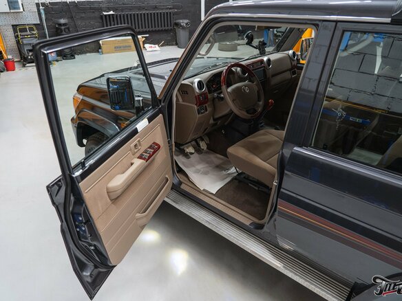 2019 Toyota Land Cruiser 76 70 Series Рестайлинг 1, серый - вид 19