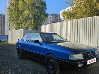 1990 Audi 80 IV (B3), синий, 110000 рублей, вид 4