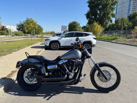 2013 Harley-Davidson Dyna Wide Glide, серый, 1050000 рублей, вид 3