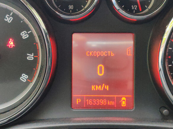 2013 Opel Astra J Рестайлинг, серый - вид 1