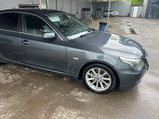 2008 BMW 5 серии 530i V (E60/E61) Рестайлинг, серый, 1090000 рублей, вид 3