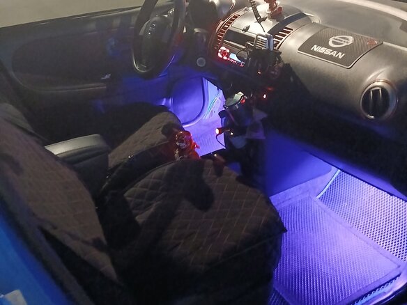 2007 Nissan Note I, синий, 520000 рублей - вид 9