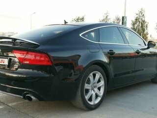2013 Audi A7 I (4G), чёрный, 1370000 рублей, вид 4