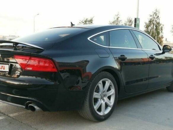 2013 Audi A7 I (4G), чёрный, 1370000 рублей - вид 3
