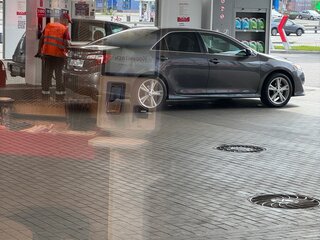 2014 Toyota Camry US Market VII (XV50) Рестайлинг, серебристый, 1540000 рублей, вид 3