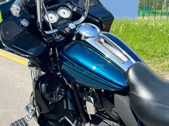 2012 Harley-Davidson CVO Road Glide, синий, 1095000 рублей - вид 8