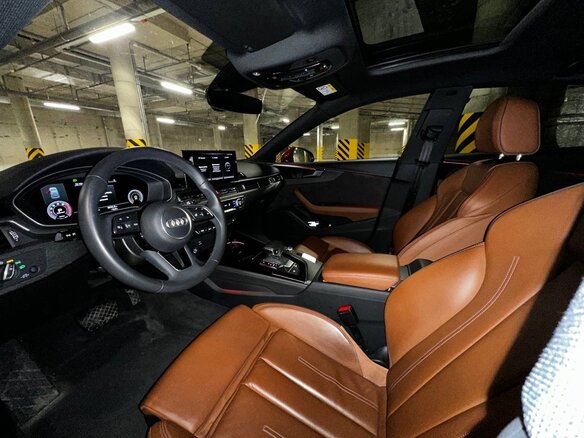 2021 Audi A5 Sportback 40 TFSI II (F5) Рестайлинг, красный, 3700000 рублей - вид 13