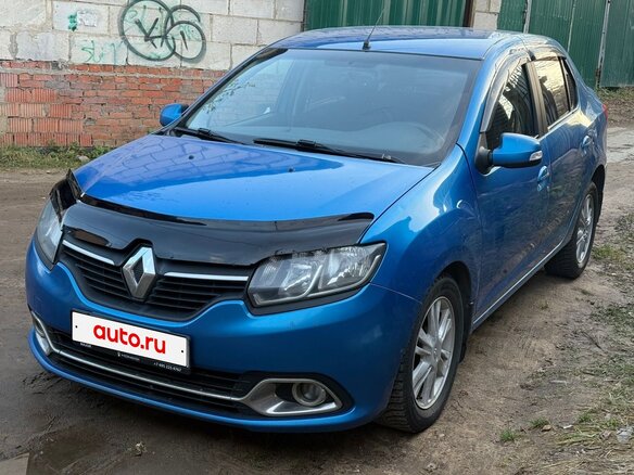 2015 Renault Logan II, синий, 950000 рублей