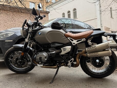2017 BMW R Nine T Scrambler, серый, 1390000 рублей, вид 1