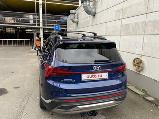 2021 Hyundai Santa Fe IV Рестайлинг, синий, 4209000 рублей, вид 3