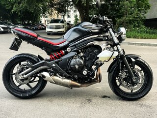 2012 Kawasaki ER-6F (Ninja 650R), чёрный, 240000 рублей, вид 1