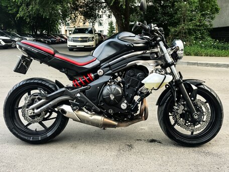 2012 Kawasaki ER-6F (Ninja 650R), чёрный, 240000 рублей, вид 1
