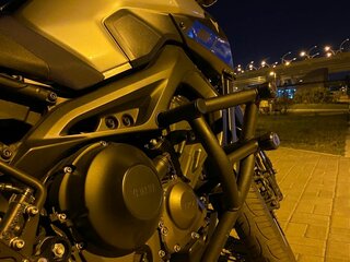2016 Yamaha MT-09 (FZ-09), серый, 730000 рублей, вид 3