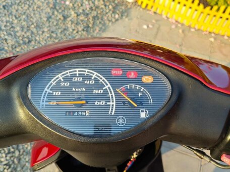 2000 Yamaha Jog, красный, 80000 рублей, вид 5