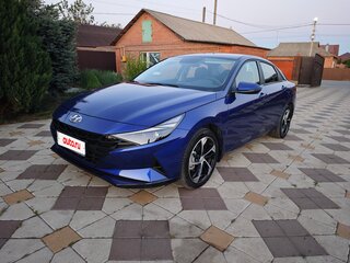 2021 Hyundai Elantra VII (CN7), синий, 2350000 рублей, вид 3