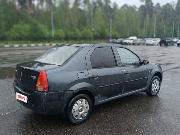 2007 Renault Logan I, серый, 355000 рублей - вид 3