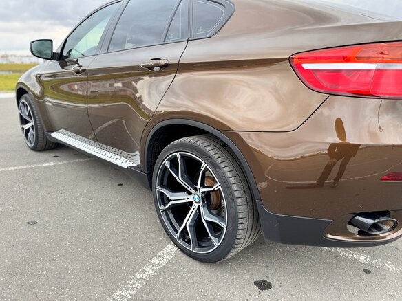 2013 BMW X6 30d I (E71) Рестайлинг, коричневый, 2550000 рублей - вид 5