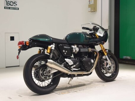 2024 Triumph Thruxton, зелёный, 1908000 рублей, вид 4