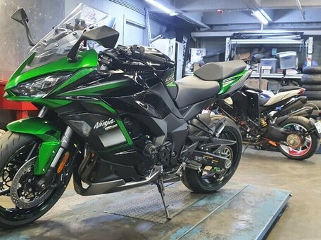 2021 Kawasaki Ninja 1000 SX, зелёный, 1750000 рублей, вид 4