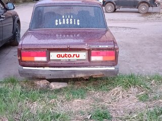 2006 Lada (ВАЗ) 2107, пурпурный, 130000 рублей, вид 3