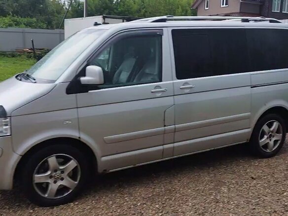 2007 Volkswagen Multivan T5, серебристый, 1700000 рублей - вид 14