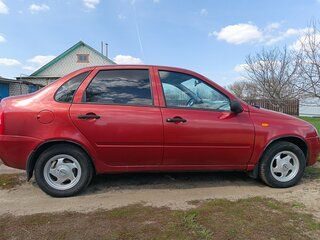 2007 Lada (ВАЗ) Kalina I, красный, 350000 рублей, вид 4