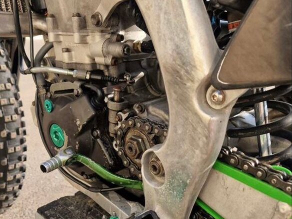 2011 Kawasaki KX 450, зелёный, 300000 рублей - вид 15