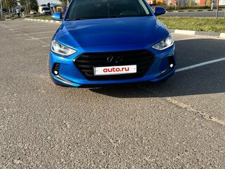 2016 Hyundai Elantra VI (AD), синий, 1630000 рублей, вид 2