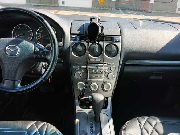 2004 Mazda 6 I (GG), синий, 530000 рублей - вид 6
