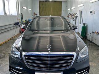 2019 Mercedes-Benz S-Класс 350 d Long VI (W222, C217) Рестайлинг, чёрный, 9100000 рублей, вид 2