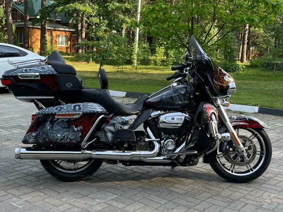 2019 Harley-Davidson Electra Glide, чёрный, 1900000 рублей - вид 5