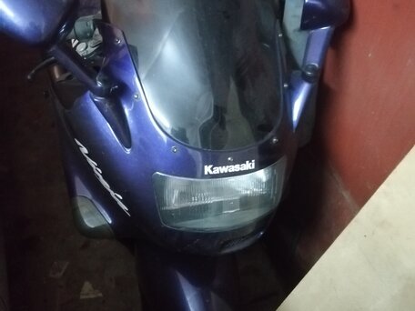 1991 Kawasaki ZZR 1100, синий, 400000 рублей, вид 1