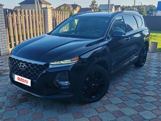 2019 Hyundai Santa Fe IV, чёрный, 2550000 рублей, вид 1